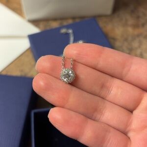 Authentic Swarovski Diamond Pendant Necklace